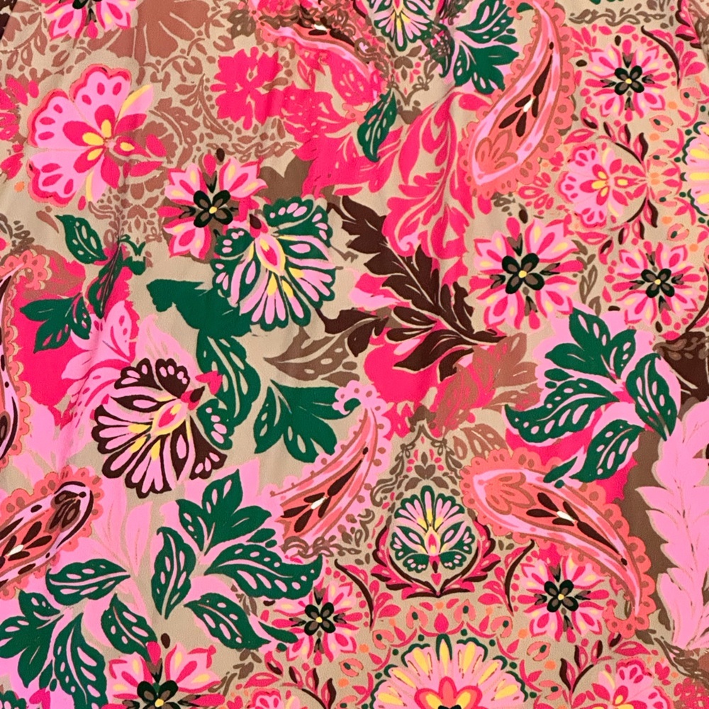 NWT! Boston Proper Medallion Dreams Print Gem Detailed Halter Dress Size Medium - Picture 7 of 13